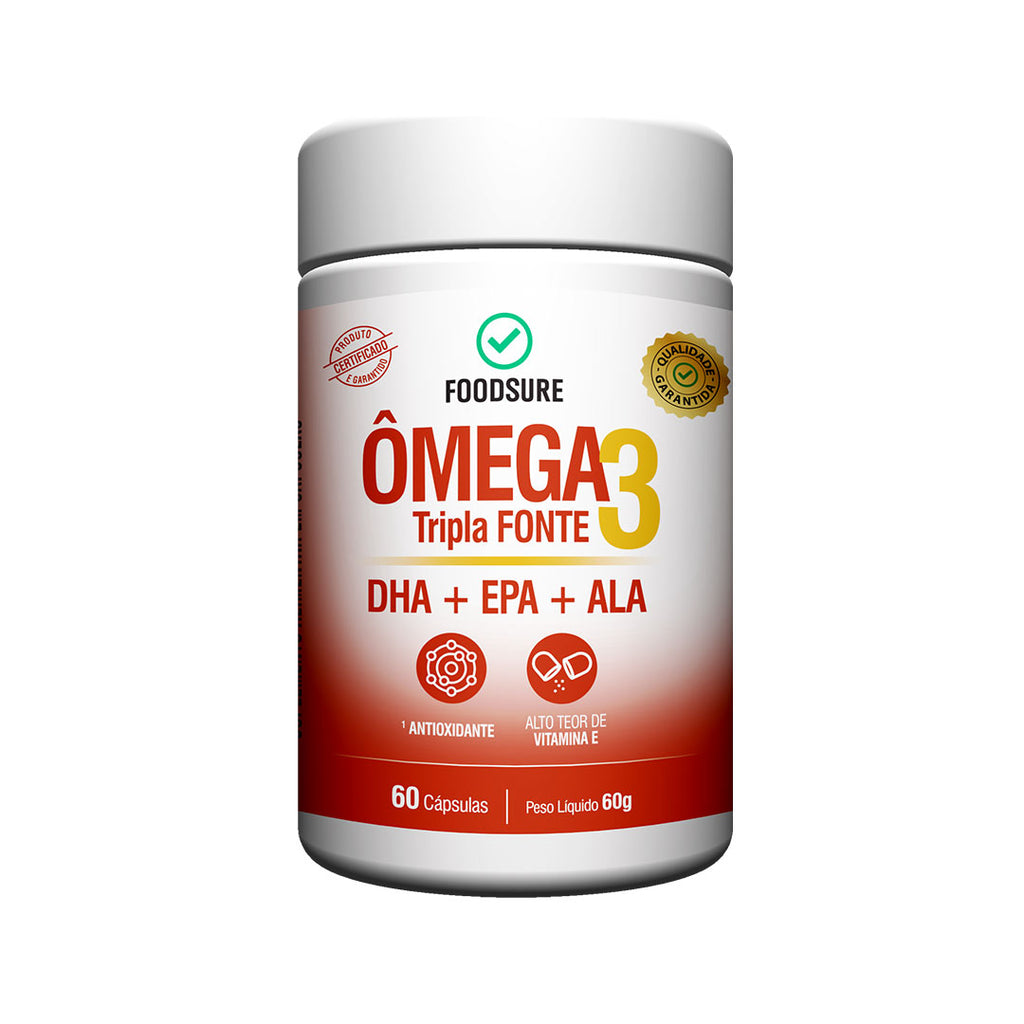 Ômega 3 Tripla Fonte 60 cápsulas