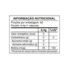 Biotina 60 cápsulas