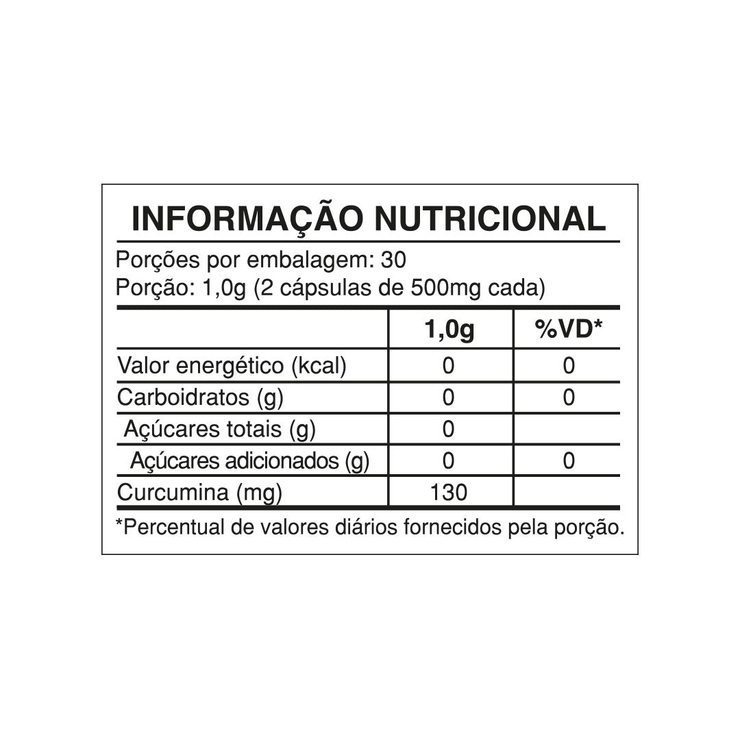 Cúrcuma 60 cápsulas