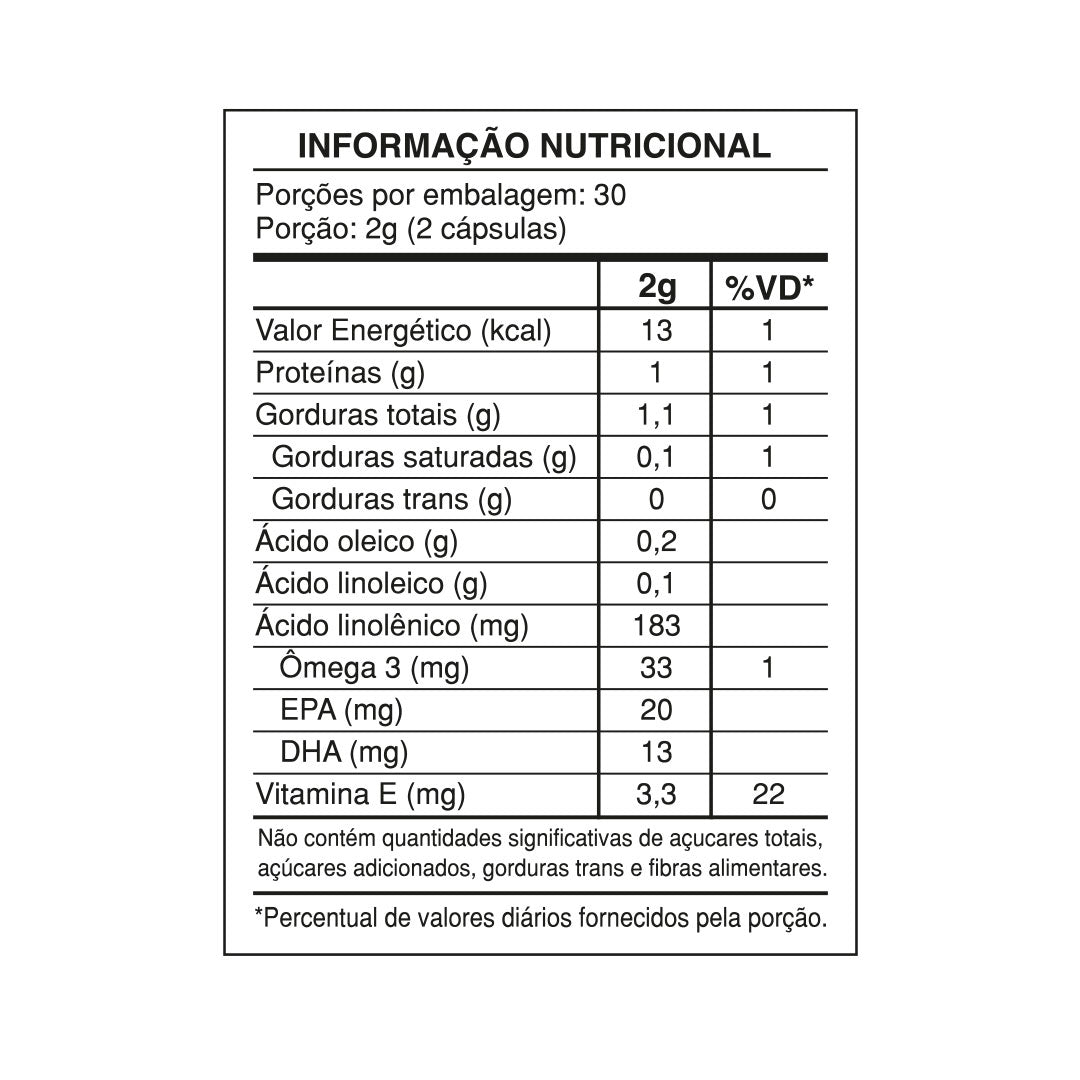 Ômega 3 Tripla Fonte 60 cápsulas