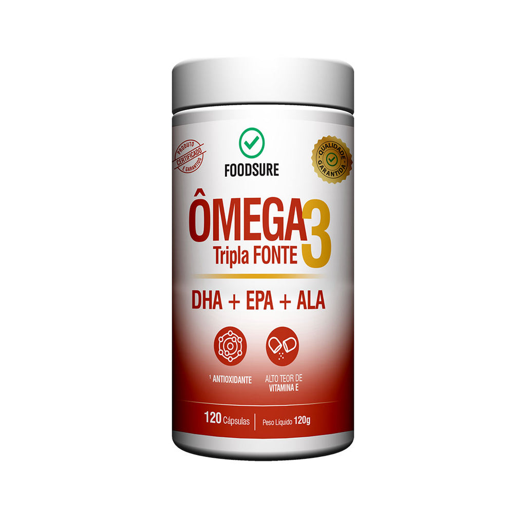 Ômega 3 Tripla Fonte 120 cápsulas
