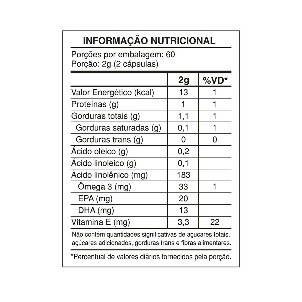Ômega 3 Tripla Fonte 120 cápsulas