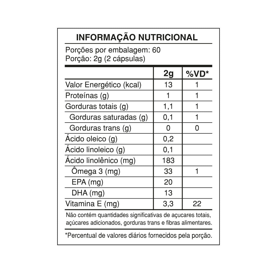 Ômega 3 Tripla Fonte 120 cápsulas